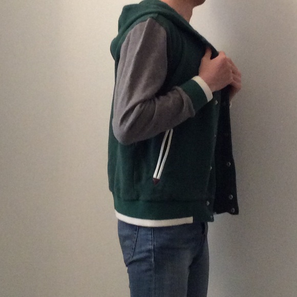 Men Baseball fleece Jacket - Picture 3 of 3